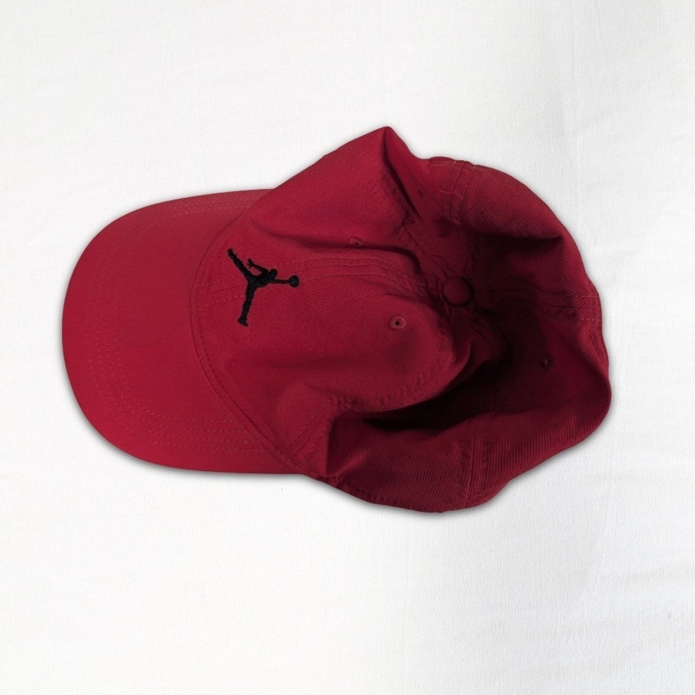 Nike Jordan Jumpman Youth Red Baseball Cap Hat Adjustable Strapback - Picture 2 of 4